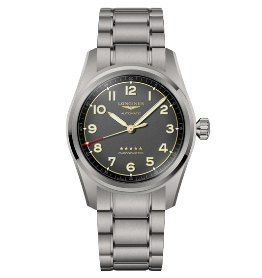 Longines Spirit 42mm Watch with Titanium Bracelet