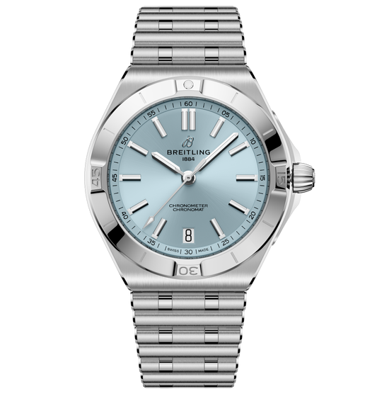 Breitling Chronomat B31 Automatic 40 Watch with Ice Blue Dial
