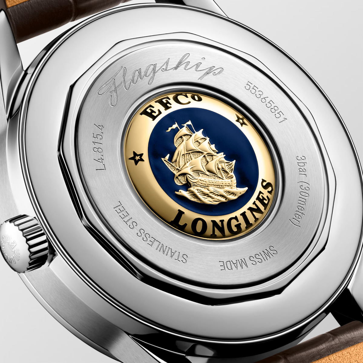 Longines Flagship Heritage 38.50mm Watch with Silver Dial