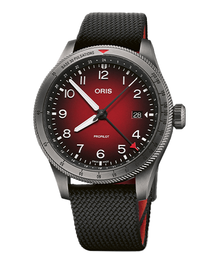 Oris ProPilot GMT Watch with Textile Strap, 41.50mm