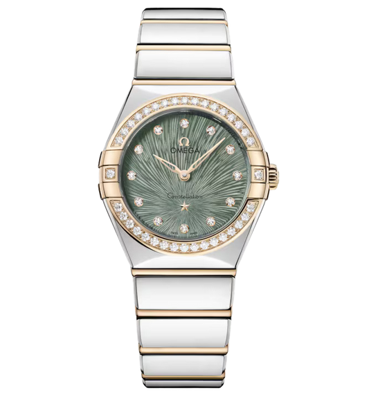 OMEGA Constellation, 28mm with Supernova Green Dial