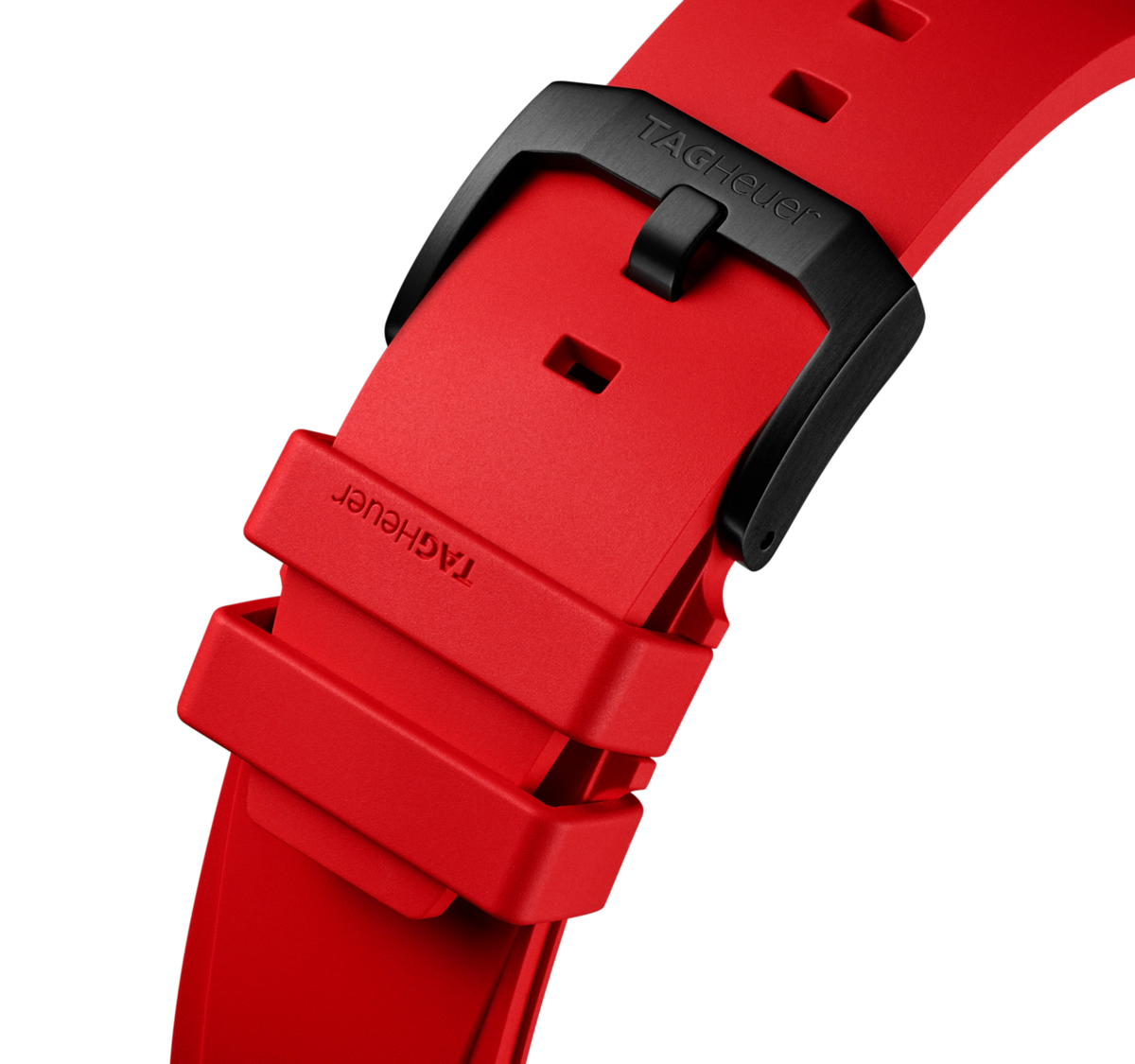 TAG Heuer Formula 1 Chronograph Watch with Red Rubber Strap