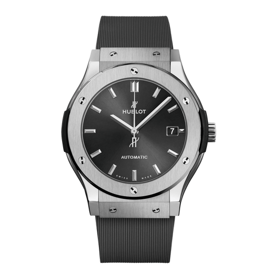 Hublot Classic Fusion Racing Grey Titanium, 45mm with Rubber Strap