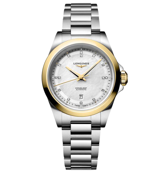 Longines Conquest 30mm Watch with Diamonds