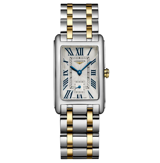Longines DolceVita Watch with Silver Flinqué Dial