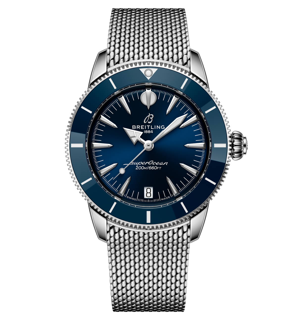 Breitling Superocean Heritage Automatic 36 Watch with Blue Dial
