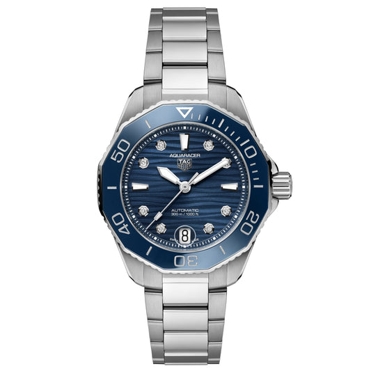 TAG Heuer Ladies' Aquaracer Professional 300, 36mm with Blue Diamond Dial