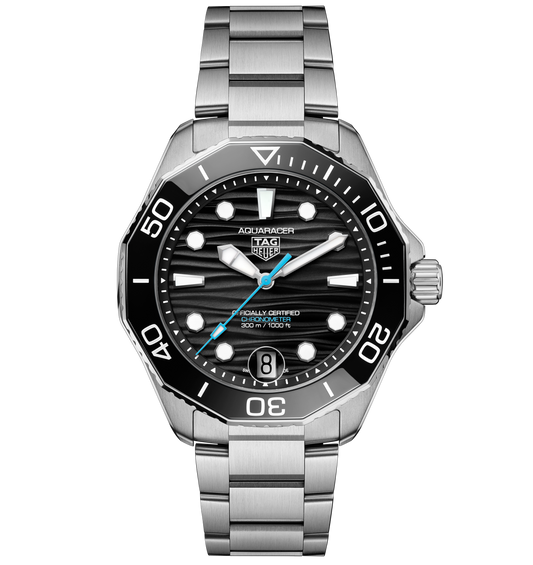 TAG Heuer Aquaracer Professional 300 Date Watch with Black Dial