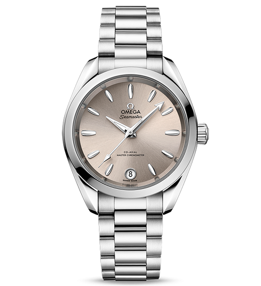 OMEGA Seamaster Aqua Terra 150m Co-Axial Master Chronometer, 34mm with Sandstone Dial